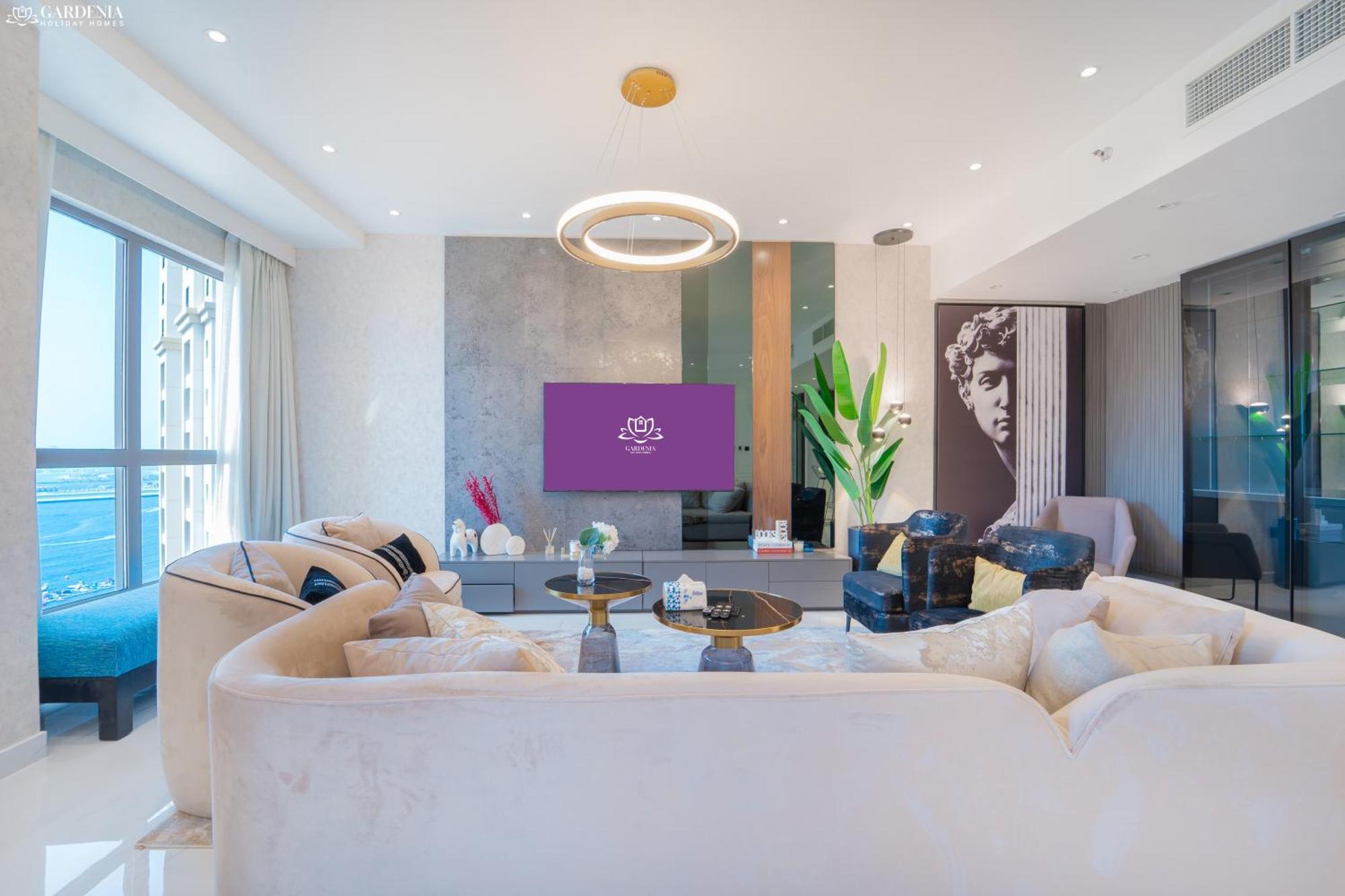 Jbr Amwaj 4 , Upgraded Sea And Ain Dubai Views, 2M Walk To Beach By Gardenia Suitse المظهر الخارجي الصورة