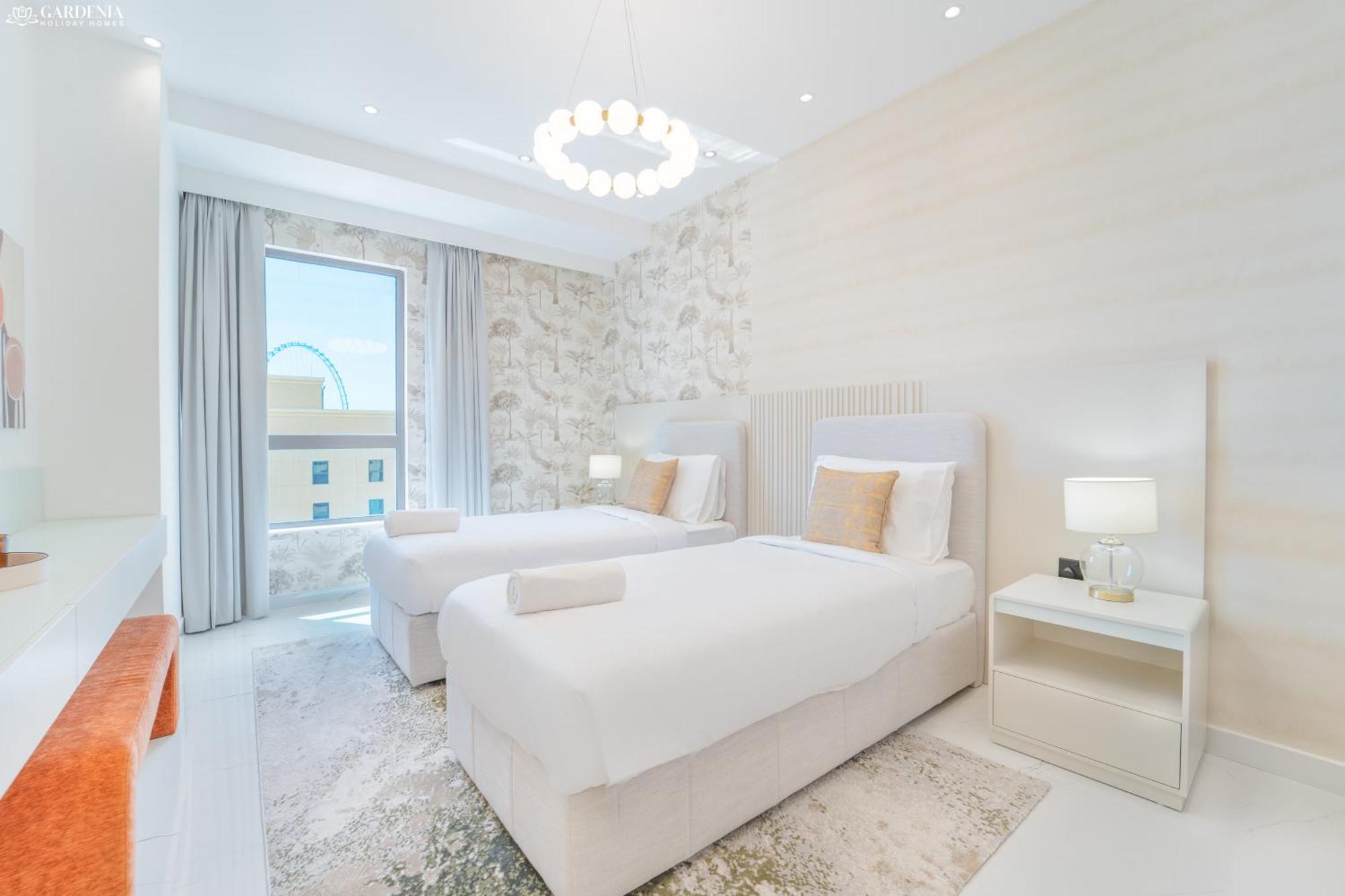 Jbr Amwaj 4 , Upgraded Sea And Ain Dubai Views, 2M Walk To Beach By Gardenia Suitse المظهر الخارجي الصورة