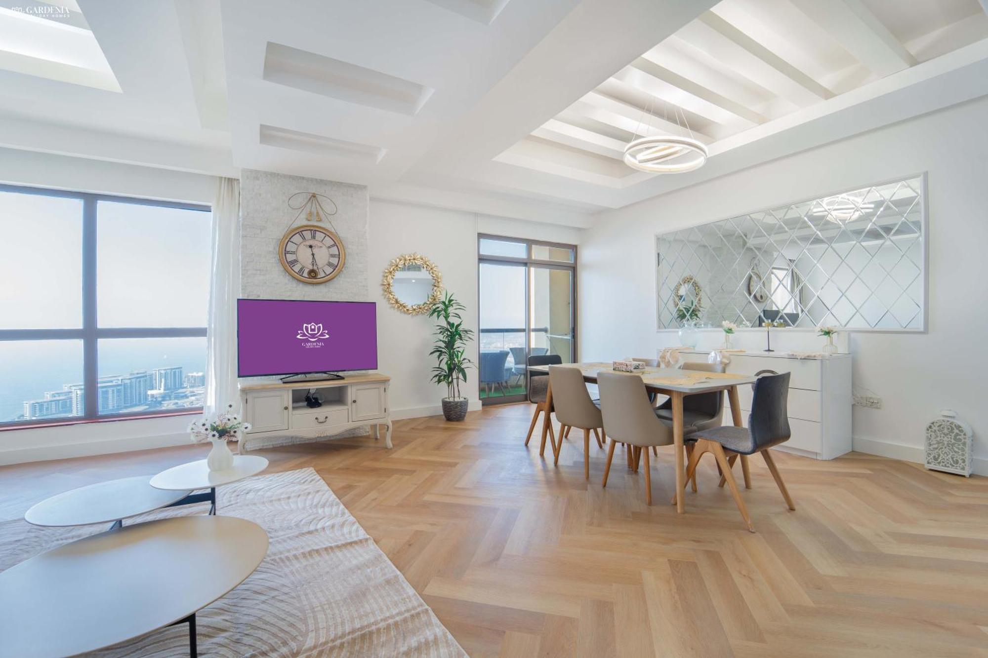 Jbr Amwaj 4 , Upgraded Sea And Ain Dubai Views, 2M Walk To Beach By Gardenia Suitse المظهر الخارجي الصورة