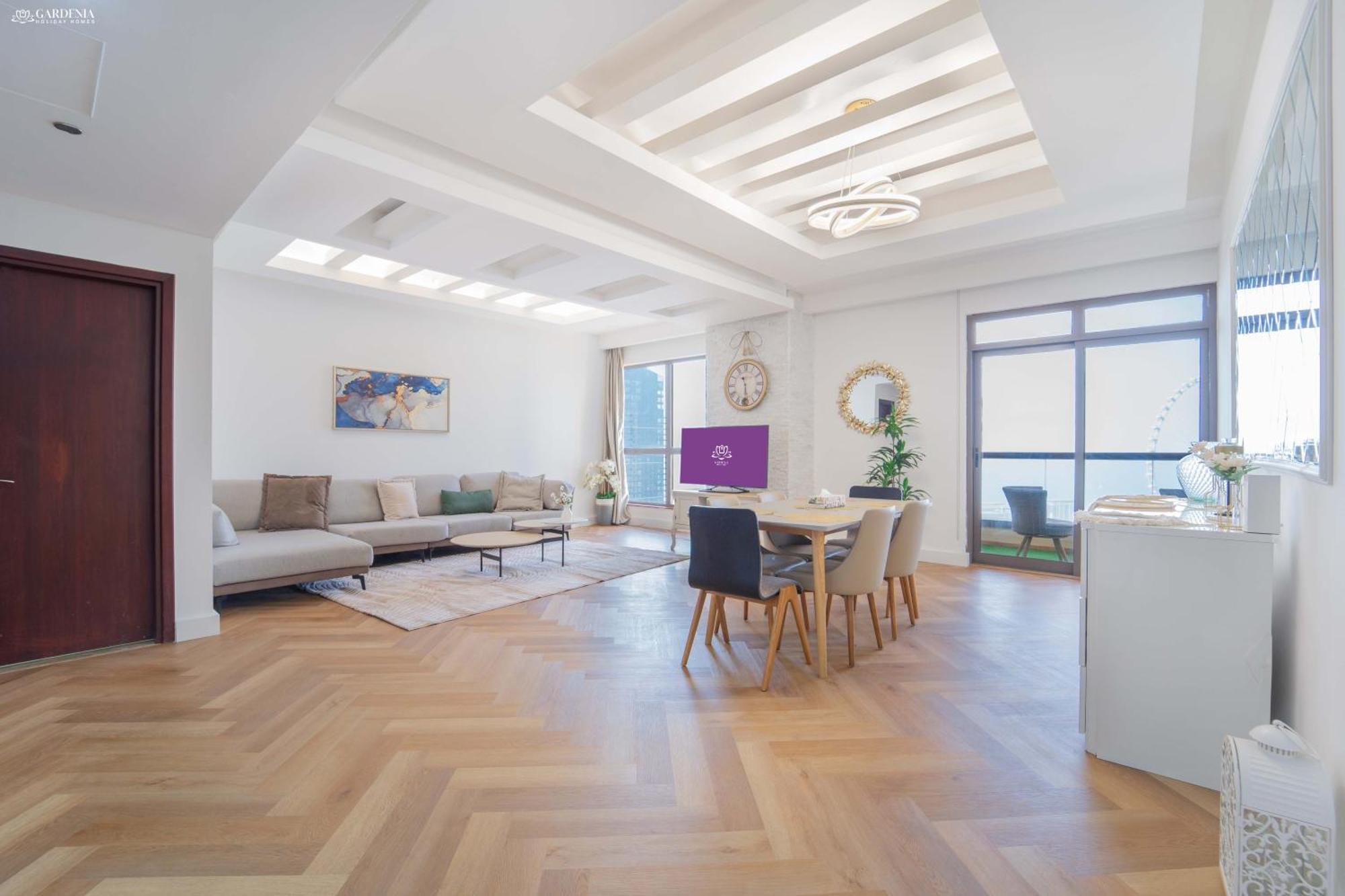 Jbr Amwaj 4 , Upgraded Sea And Ain Dubai Views, 2M Walk To Beach By Gardenia Suitse المظهر الخارجي الصورة