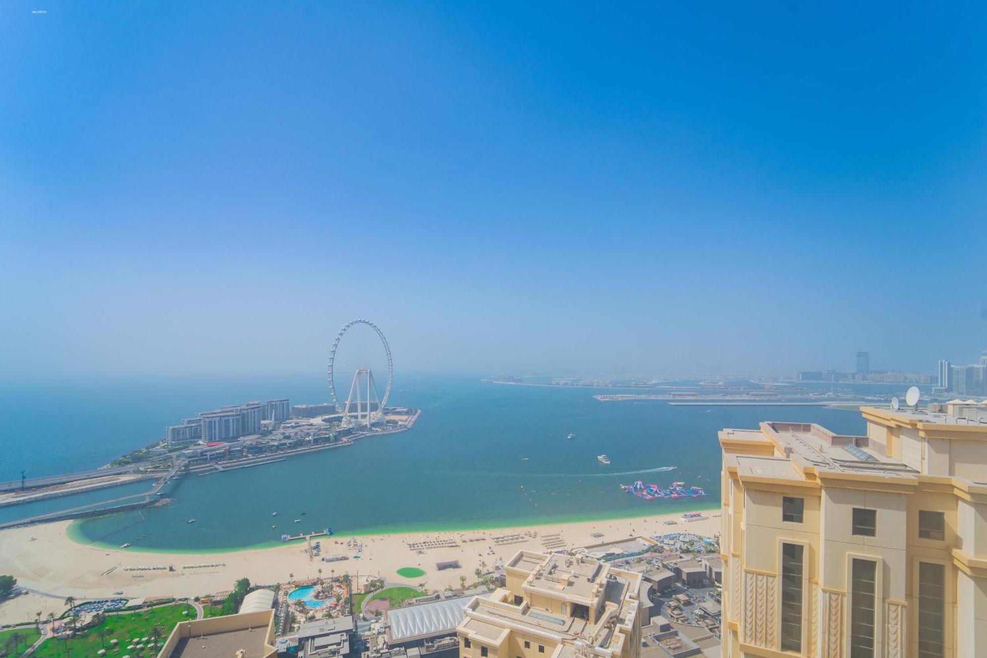 Jbr Amwaj 4 , Upgraded Sea And Ain Dubai Views, 2M Walk To Beach By Gardenia Suitse المظهر الخارجي الصورة