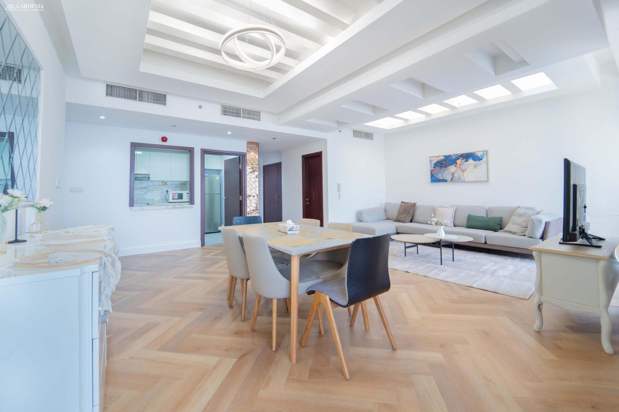 Jbr Amwaj 4 , Upgraded Sea And Ain Dubai Views, 2M Walk To Beach By Gardenia Suitse المظهر الخارجي الصورة